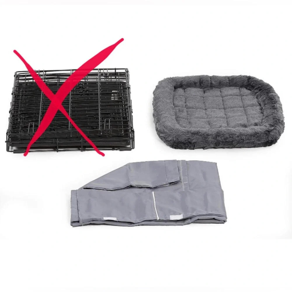 Dog bed and crate cover (CRATE NOT INCLUDED)